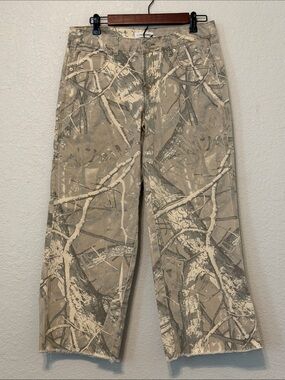 Men's Tan & Gray Camouflage Cargo Pants